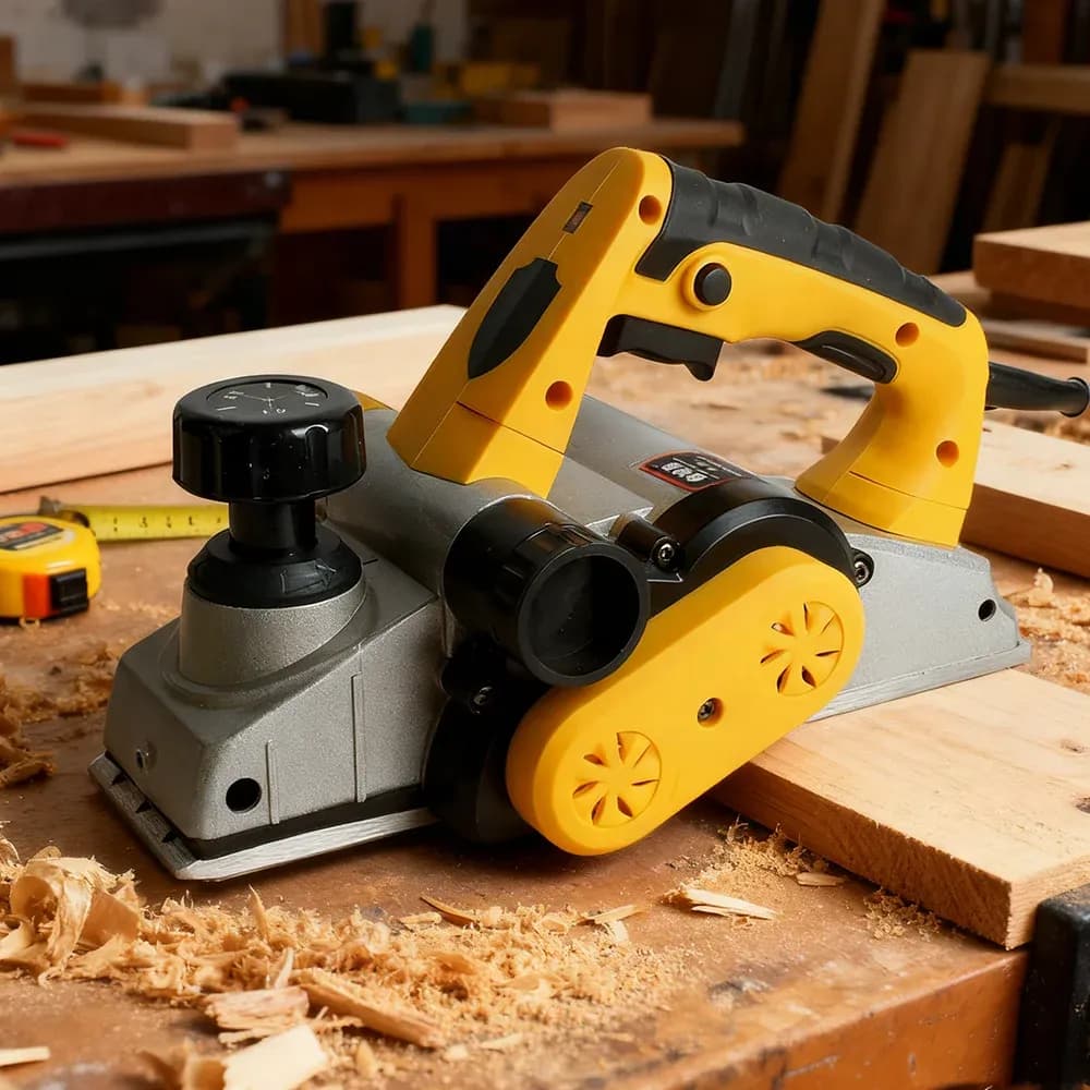 220V Portable Desktop Wood Planer for Home Workshops