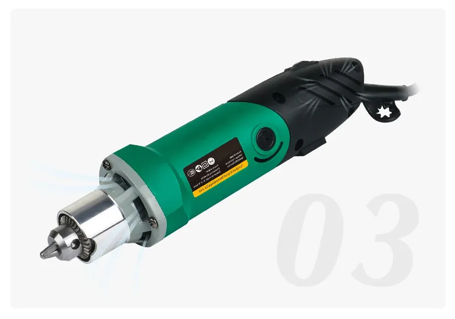 480W Variable-Speed Mini Rotary Drill with Flexible Shaft