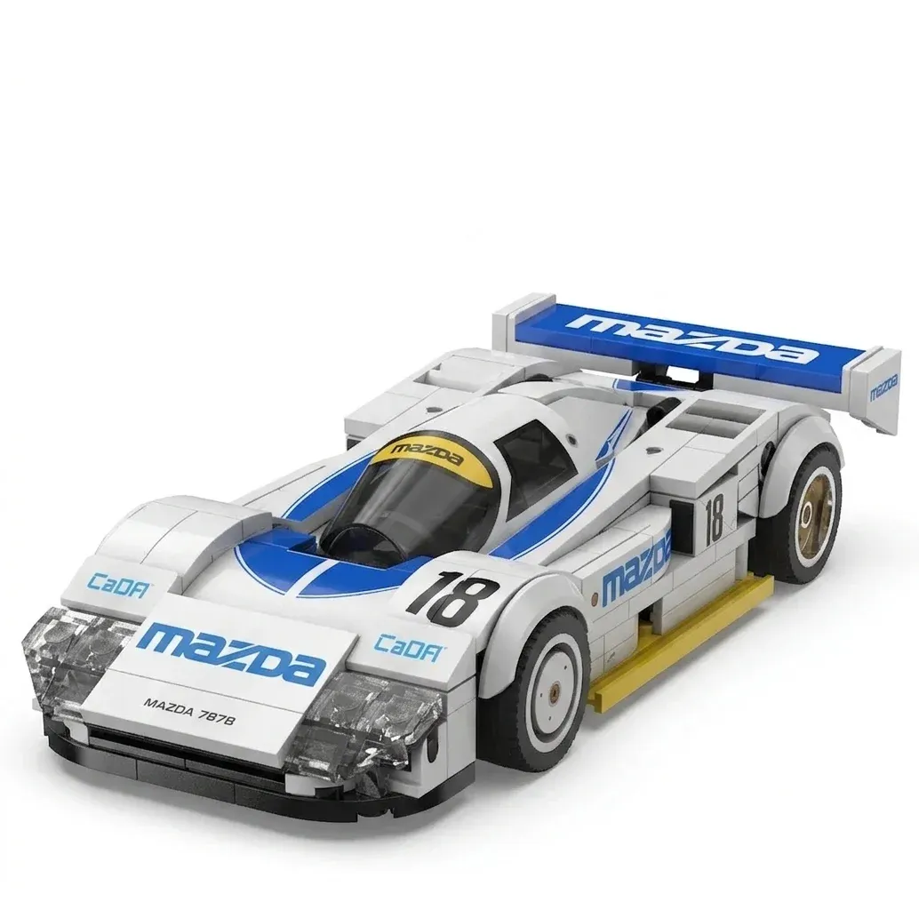 CaDA C42 1:24 Drift Racing Car Building Blocks Set