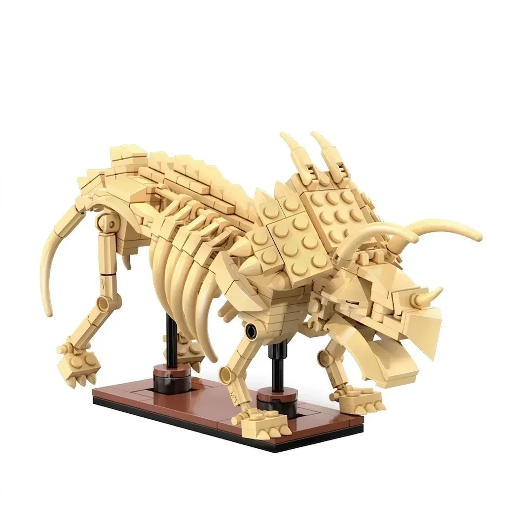 CaDA 3-in-1 Fluorescent Dinosaur Building Block Set