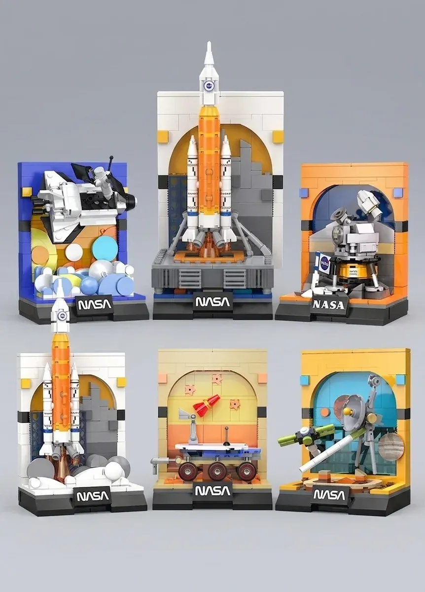 CaDA NASA Rocket Launch Pad Building Set