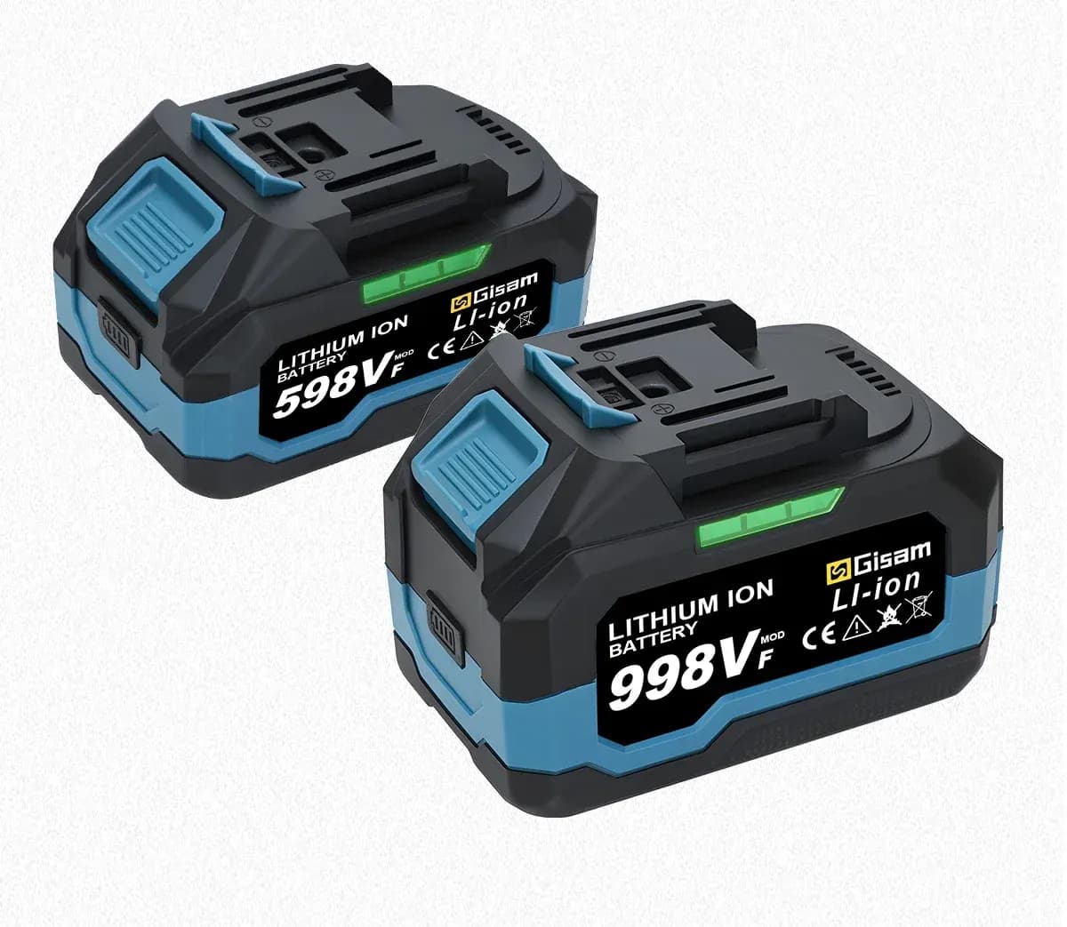 Gisam 18V Compatible Lithium-Ion Battery Pack