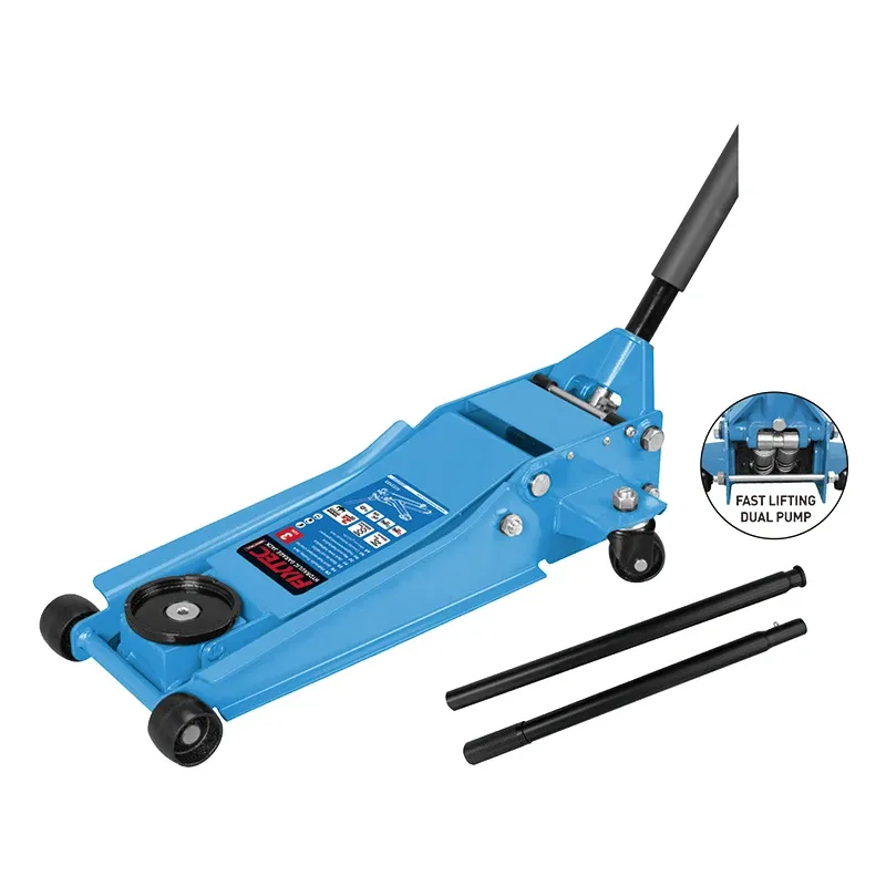 FIXTEC 3-Ton Hydraulic Trolley Jack for Workshop Use