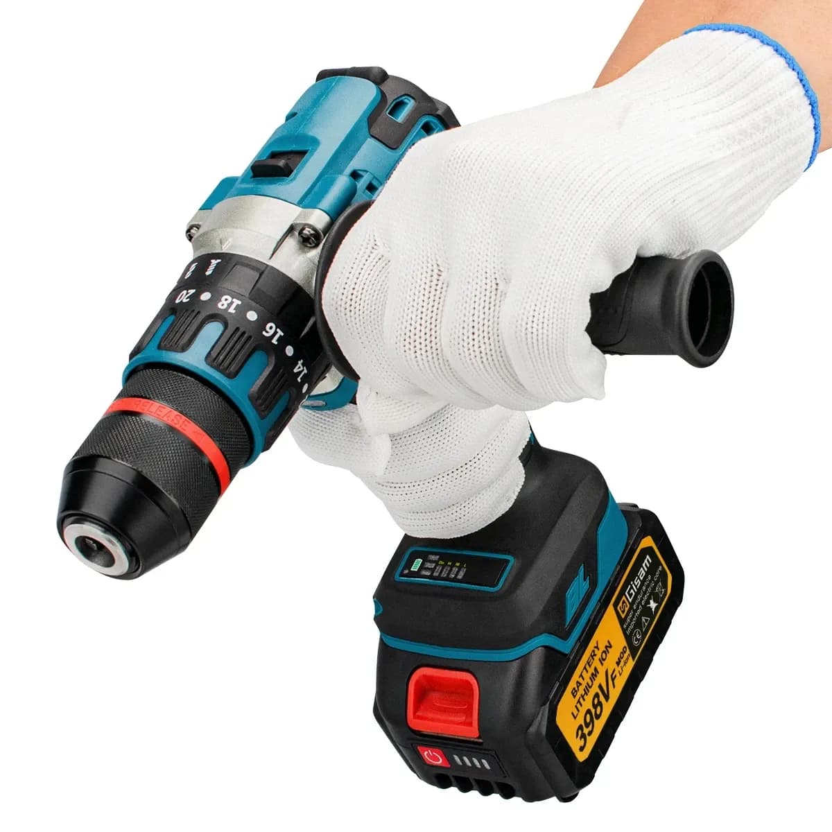 Gisam 480Nm Brushless 3-in-1 Cordless Impact Drill