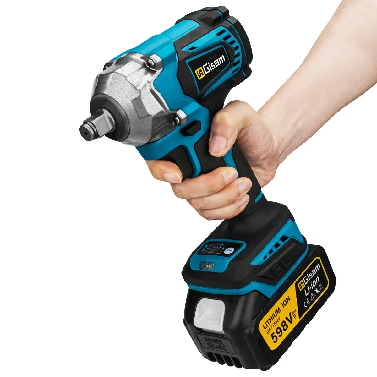 Makita-Compatible 1200Nm Brushless 1/2-Inch Impact Wrench