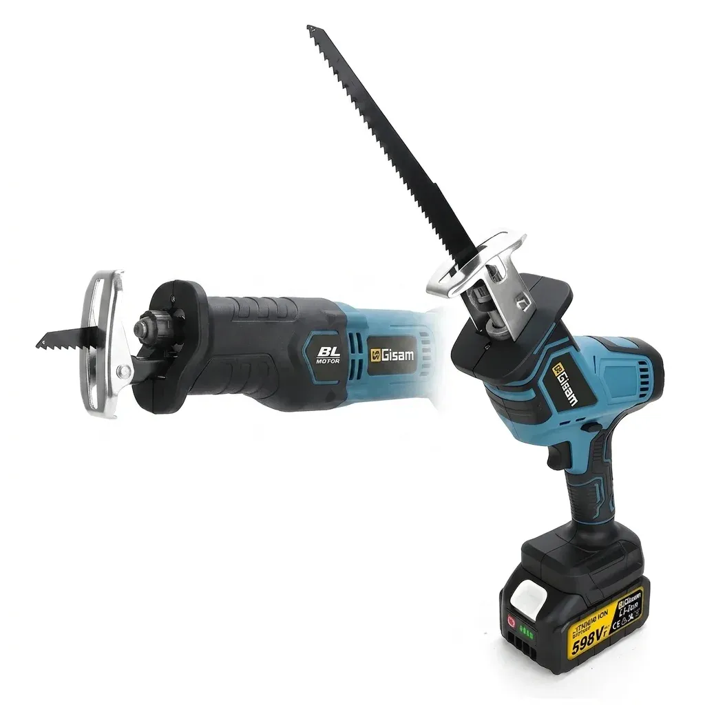 Gisam cordless reciprocating saw studio product photo