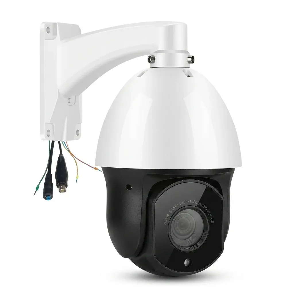 HSmartcam 5MP 30x Optical Zoom PTZ Dome CCTV Camera