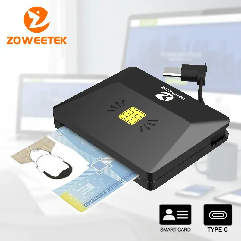 Zoweetek USB-C Smart Card Reader for DNI and EMV