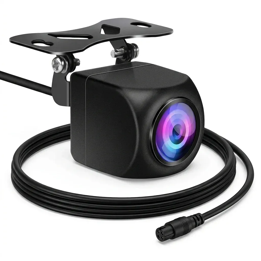 AHD 1080P Universal Rear View Camera with 2.5mm 4-Pin Connector