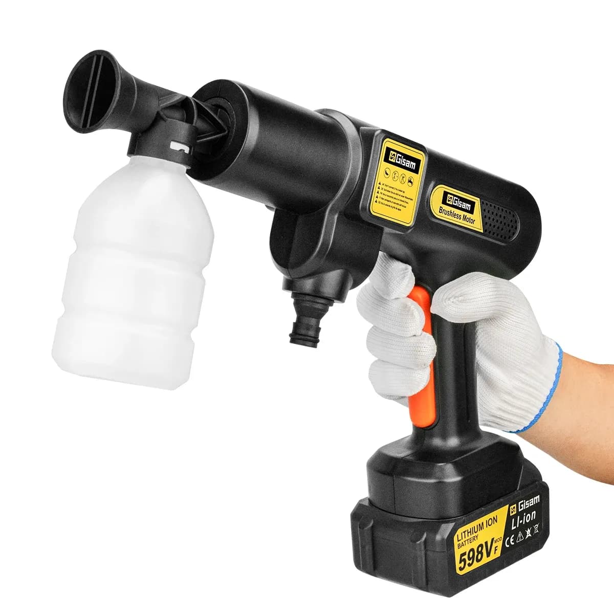 Gisam 200BAR Cordless Brushless Car Washer