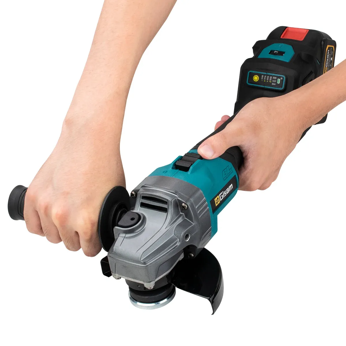 Gisam 125mm Brushless Cordless Angle Grinder for Makita 18V Batteries