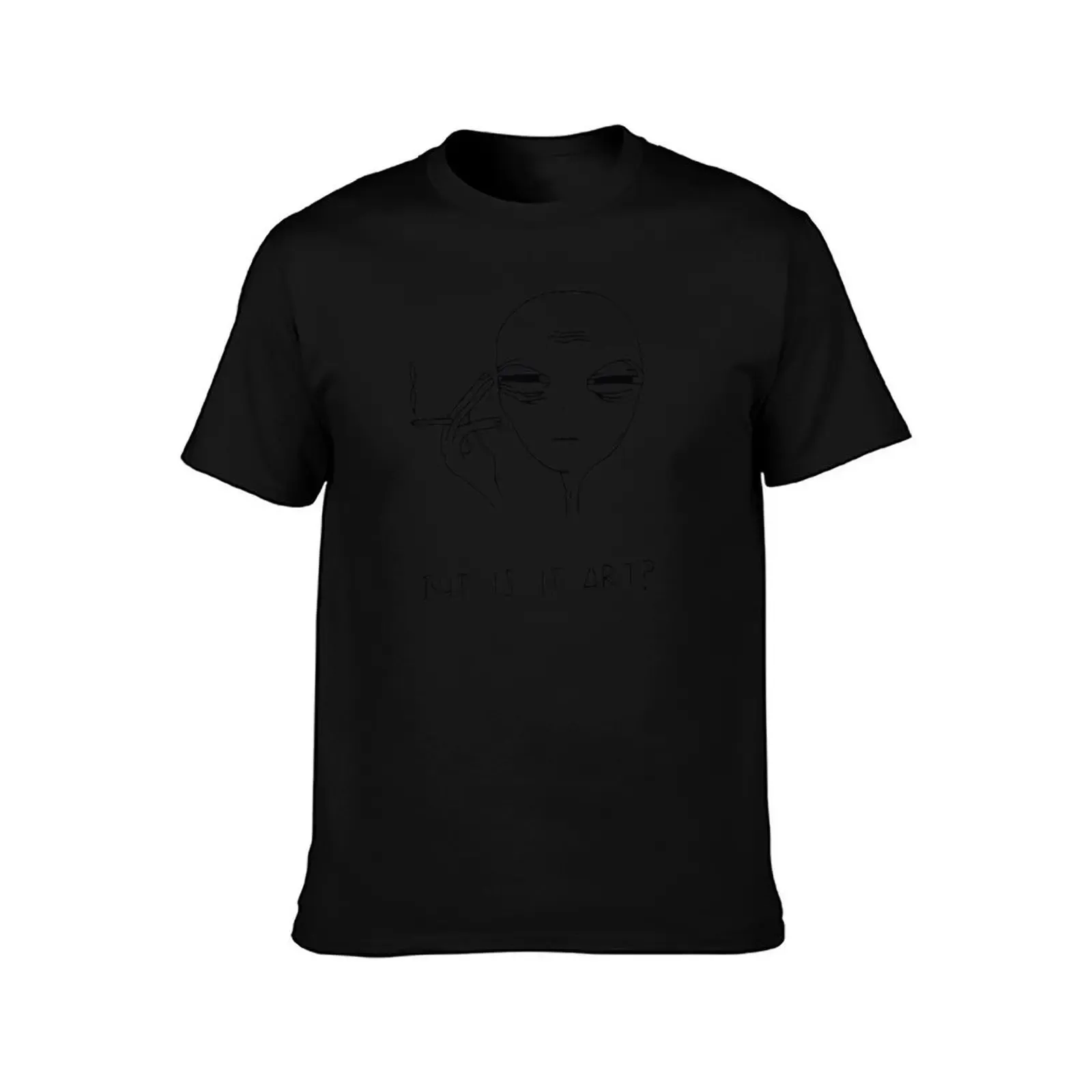 ZAFUL Alien Smoking Graphic Cotton T-Shirt