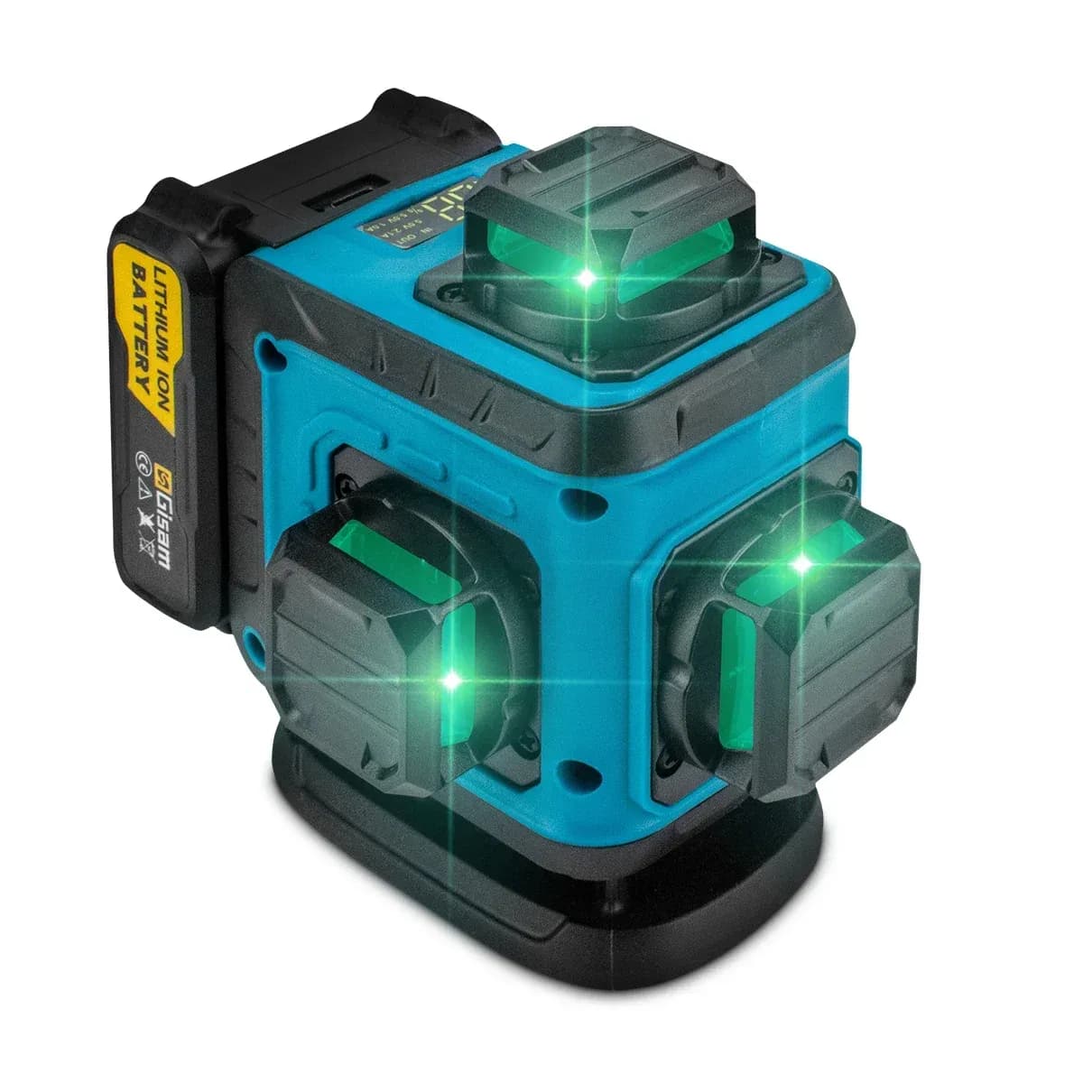 Gisam 4D 16-Line Green Laser Level with APP Control