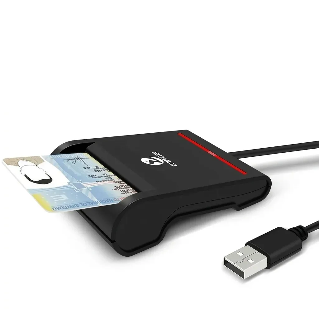 ZOWEETEK USB 2.0 IC/ID Smart Card Reader for PC