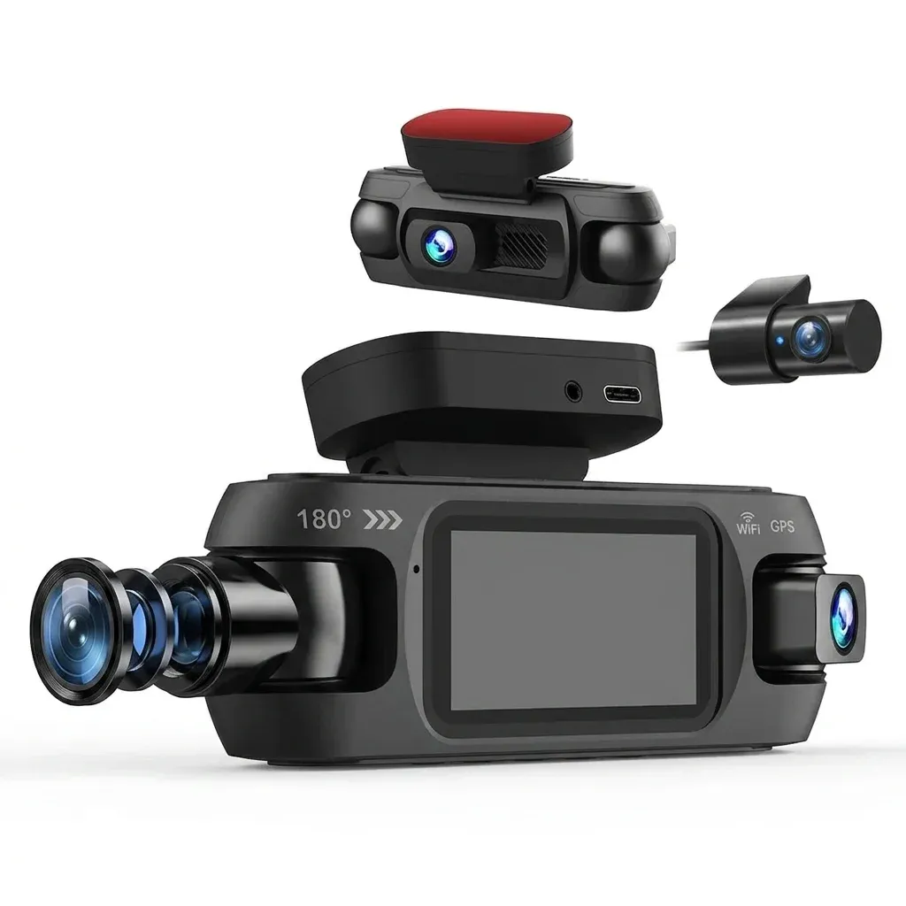 Sherway 4-channel 4K dash cam