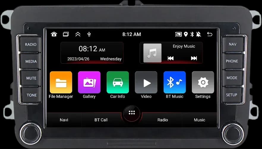 MEKEDE Android 13 7-Inch VW Double Din Car Stereo