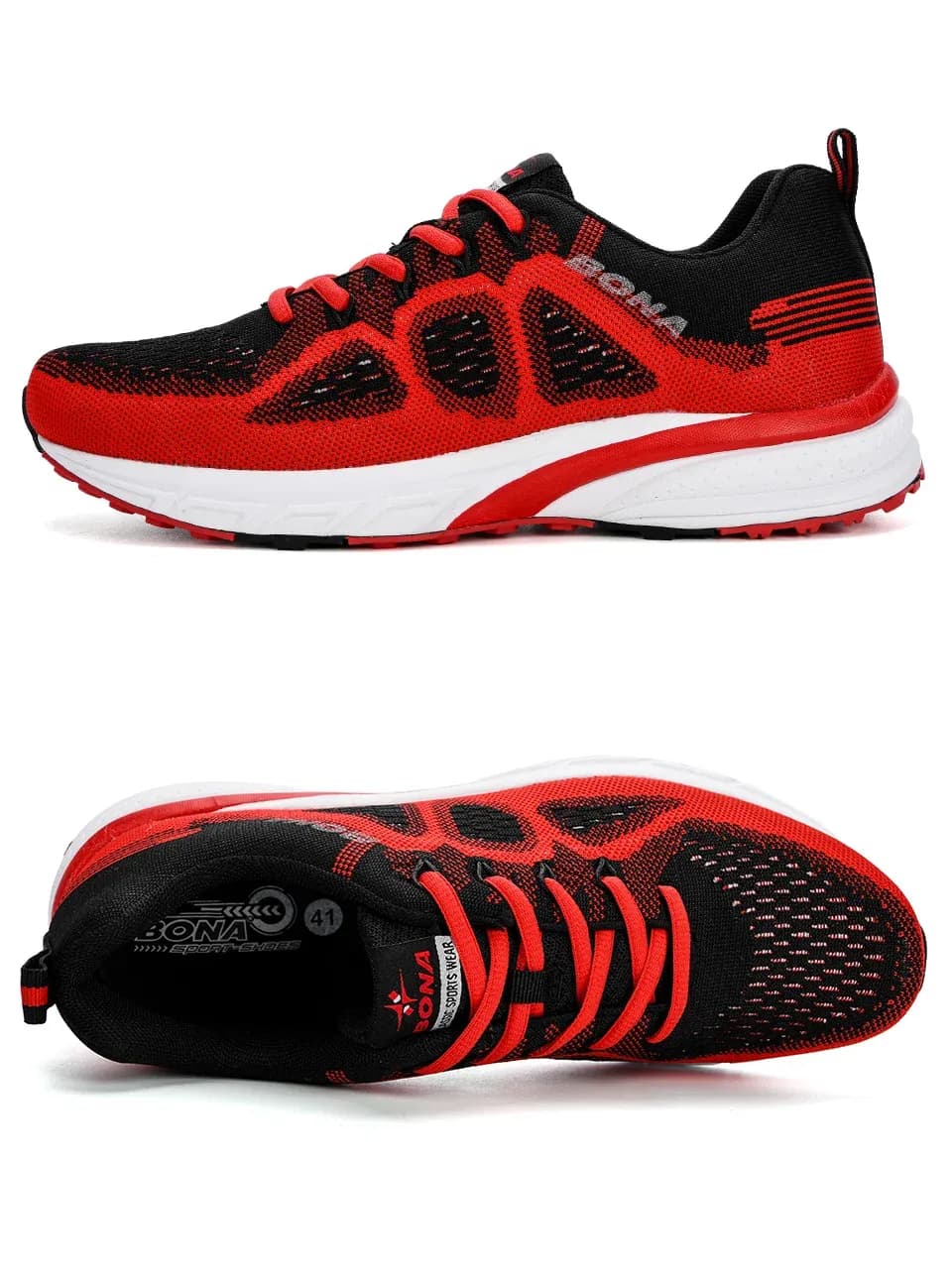 BONA Air-Mesh Stability Running Trainers for Men