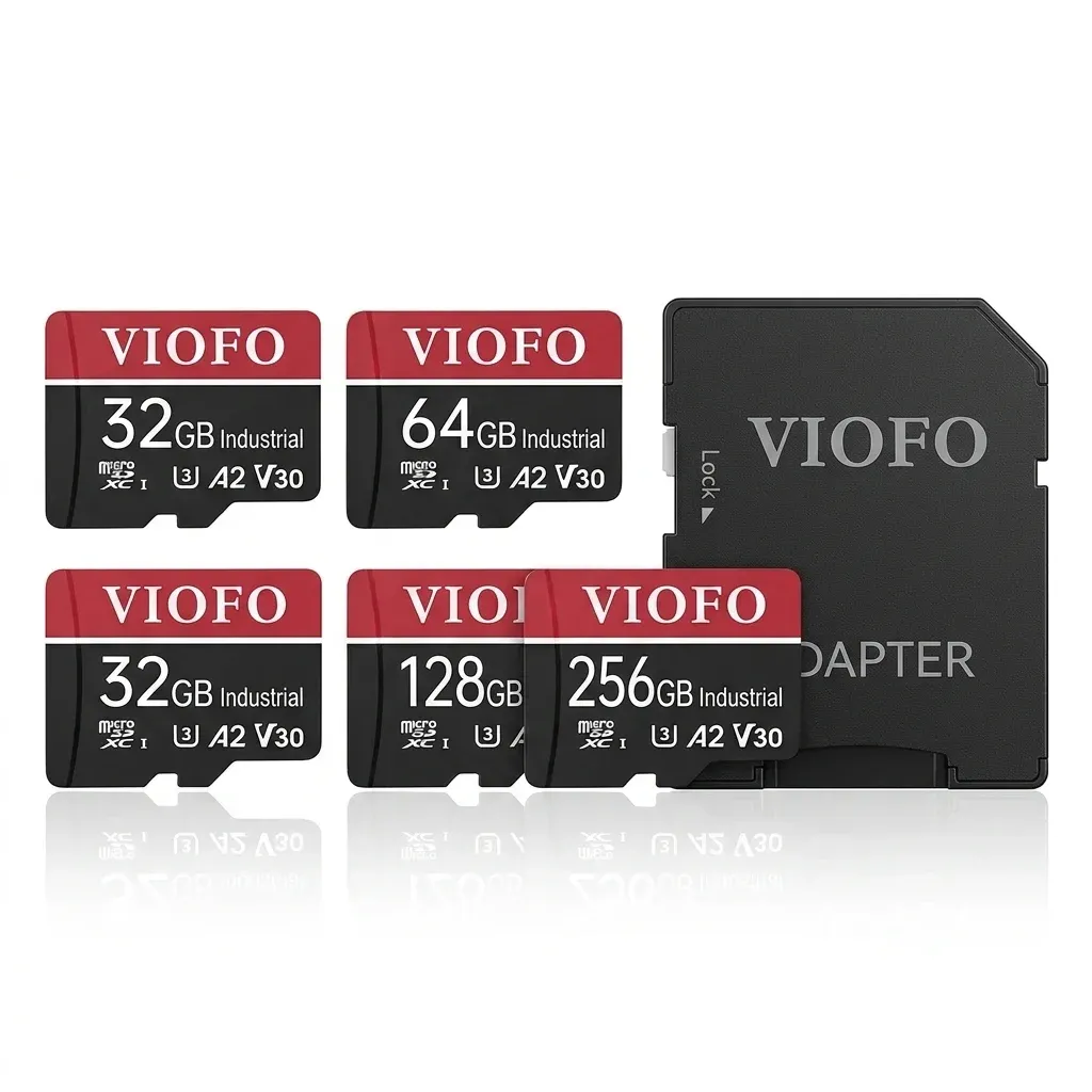 VIOFO industrial microSD cards with adapter