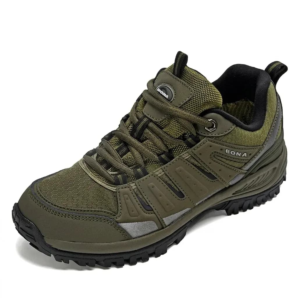 BONA Classic Leather Hiking Shoes for Men