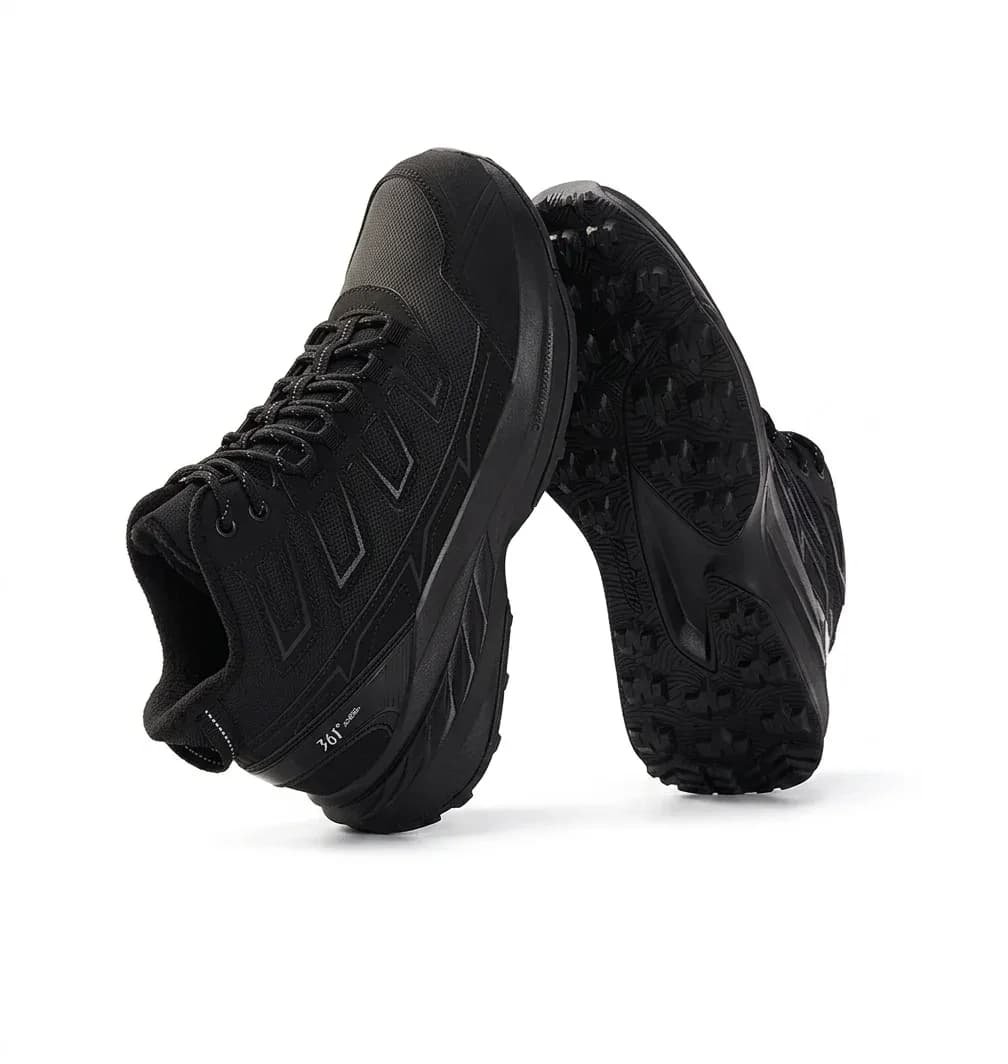 Black 361 men’s trail running shoes