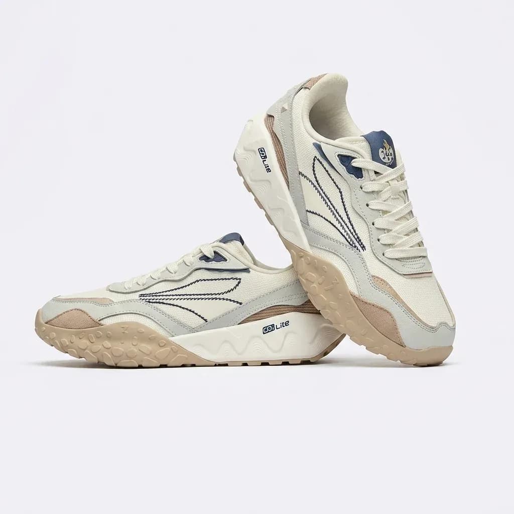 361° Men’s Retro Mesh Thick-Sole Walking Sneakers