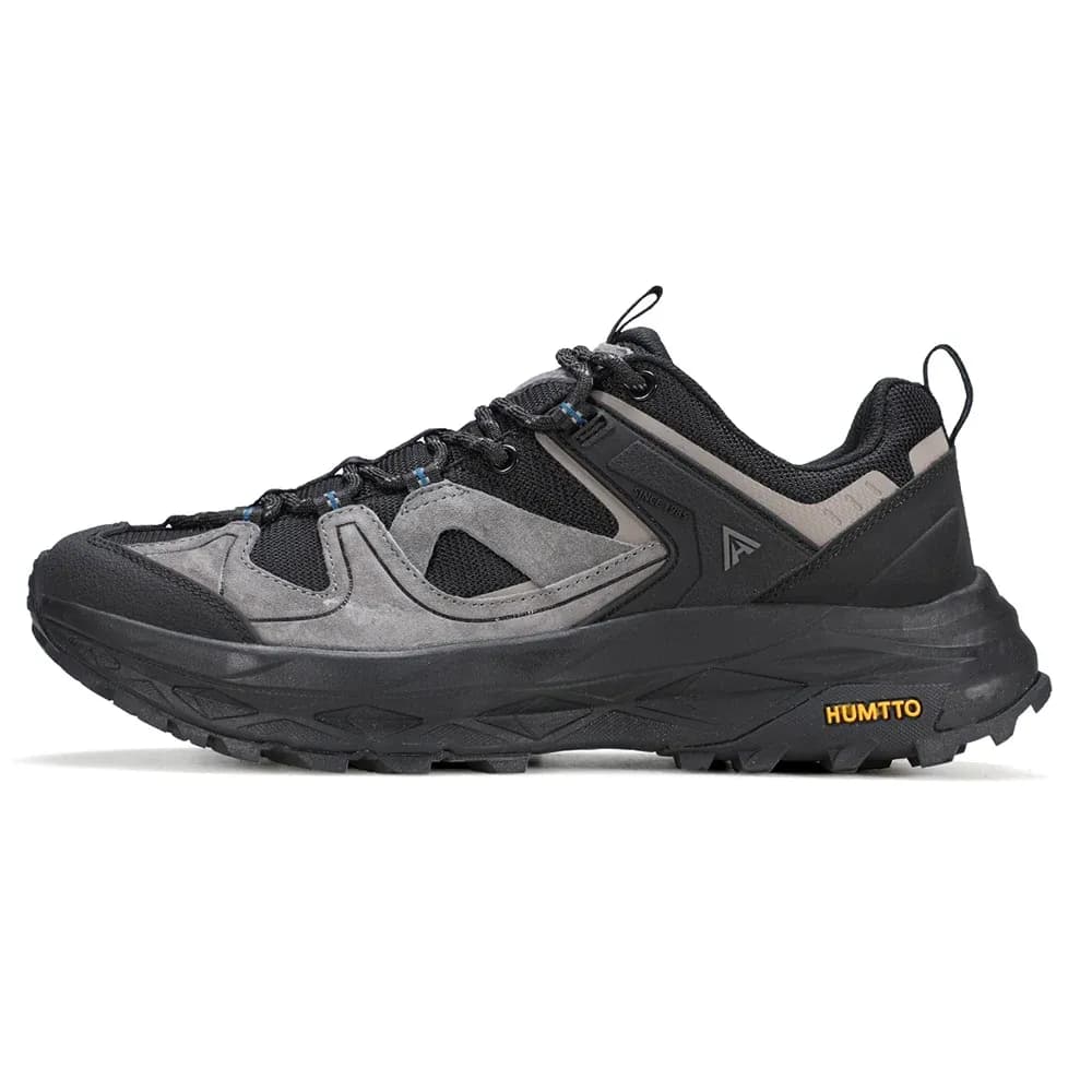 HUMTTO Men’s Breathable Leather Running and Walking Sneakers