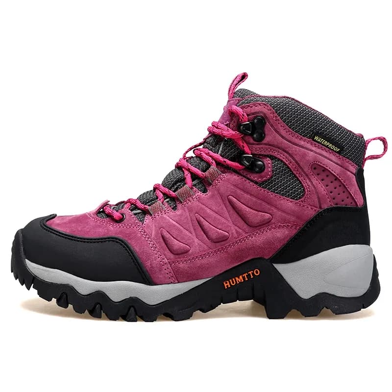 HUMTTO Women’s Waterproof Leather Trekking Boots