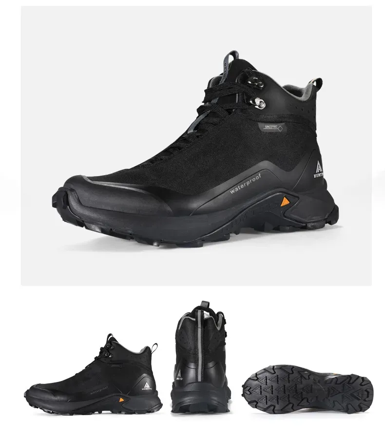 HUMTTO Mid-Top Outdoor Trekking Shoes for Men