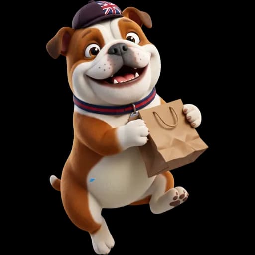 Winston saves money and feels properly chuffed. 🎉